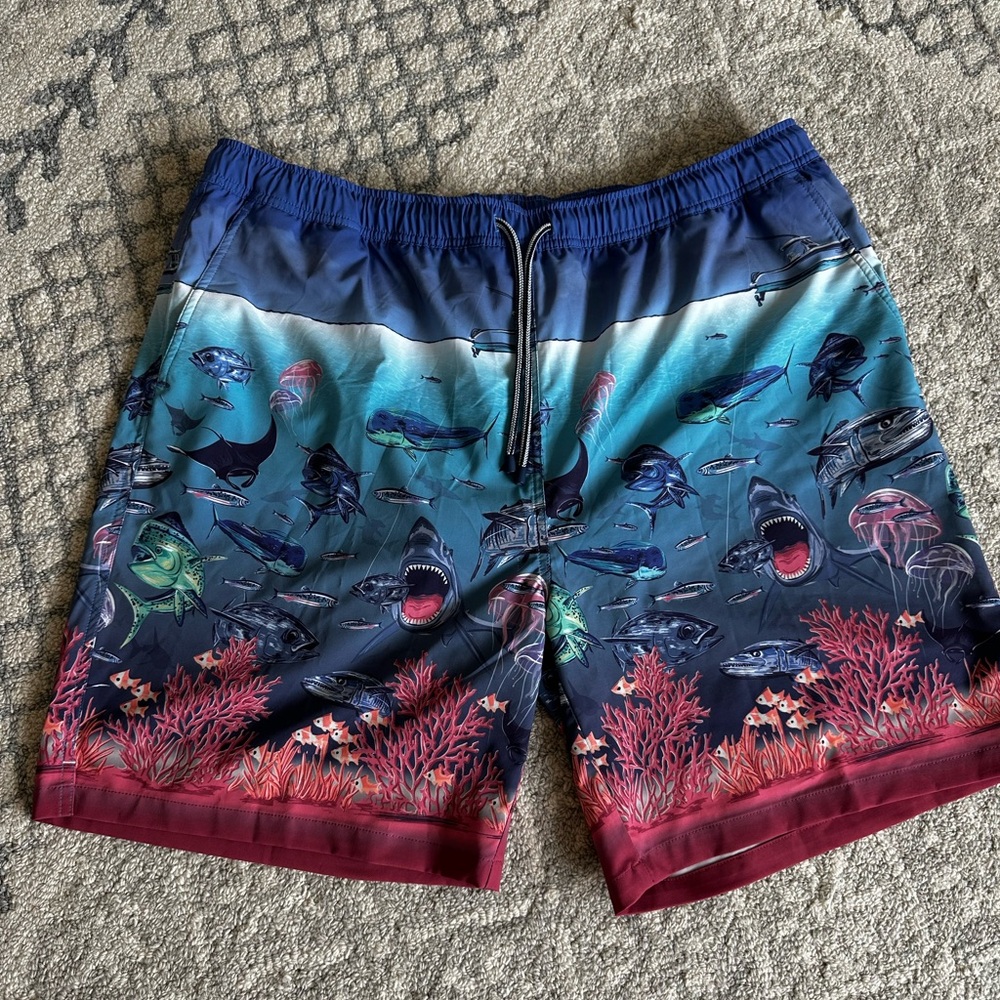 Peter Millar swim trunks